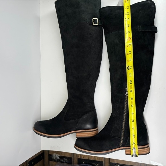 Kork-Ease Addison Women's US 9M Black Distressed Suede Over-The-Knee Riding Boot - Picture 13 of 16